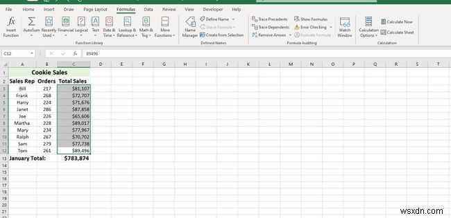 วิธีการกำหนดและแก้ไขช่วงที่มีชื่อใน Excel