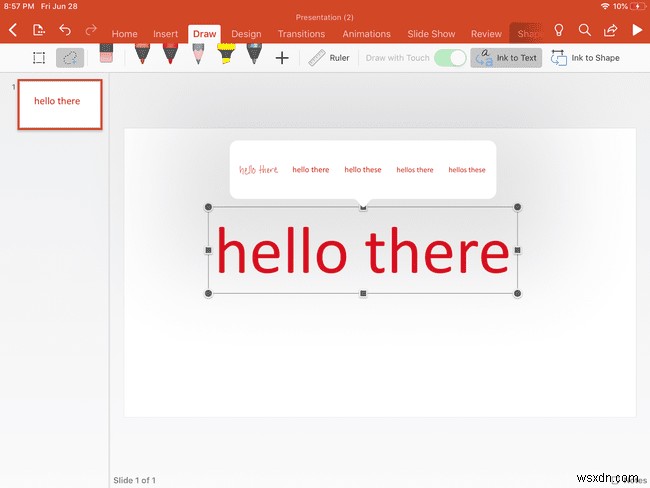 PowerPoint में फ्रीहैंड कैसे बनाएं