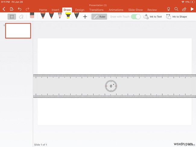 PowerPoint में फ्रीहैंड कैसे बनाएं