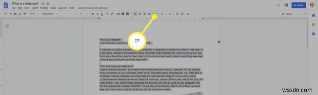 Google डॉक्स पर स्पेस डबल कैसे करें
