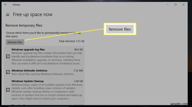 Cách sử dụng giải phóng dung lượng, giải pháp thay thế cho tính năng dọn dẹp đĩa trong Windows 10