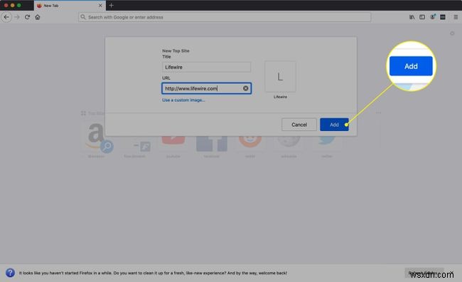 วิธีตั้งค่าหน้าแรกของคุณใน Firefox