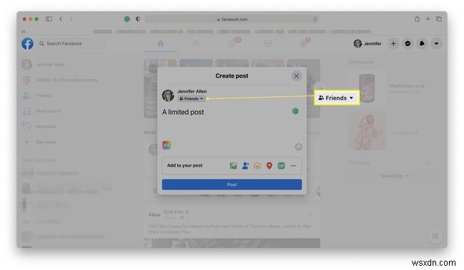 วิธีสร้างโพสต์บน Facebook ที่แชร์ได้