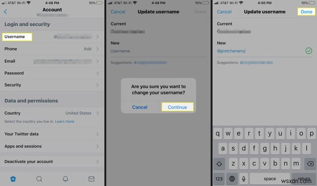 วิธีการเปลี่ยนชื่อผู้ใช้ Twitter
