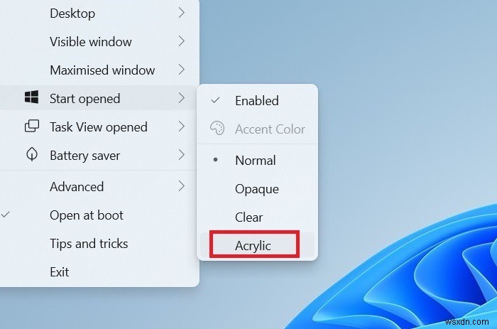 วิธีเปิดใช้งานและปิดใช้งานเอฟเฟกต์ความโปร่งใสใน Windows
