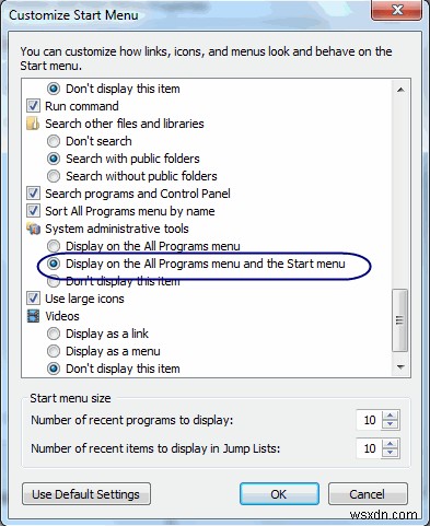 วิธีปรับแต่งเมนูเริ่มของ Windows 7 เพื่อประสิทธิภาพที่ดีขึ้น