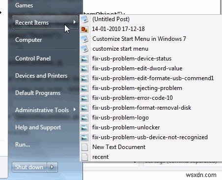 วิธีปรับแต่งเมนูเริ่มของ Windows 7 เพื่อประสิทธิภาพที่ดีขึ้น