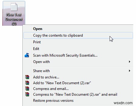 ปรับแต่งเมนูคลิกขวาใน Windows 7