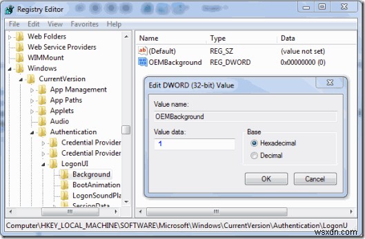 Cách tùy chỉnh màn hình đăng nhập của Windows 7