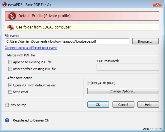 แจกฟรี:NovaPDF Professional [Windows] 