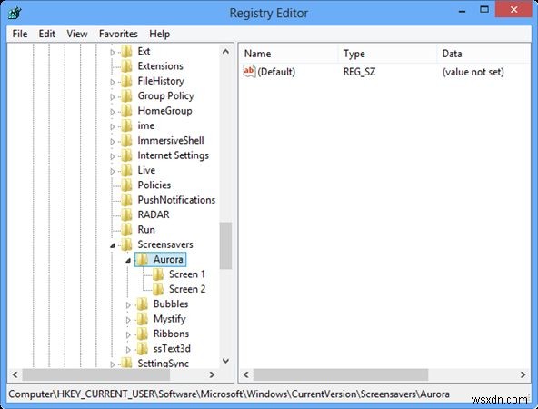 วิธีการเพิ่มสกรีนเซฟเวอร์ Aurora ใน Windows 8