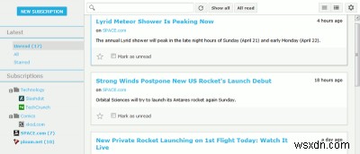 วิธีสร้างเซิร์ฟเวอร์ฟีด RSS ของคุณเองโดยใช้ Sismic Reader