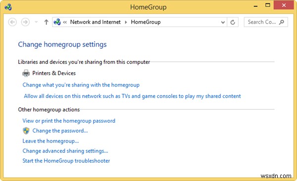 วิธีสร้างโฮมกรุ๊ปใน Windows 8
