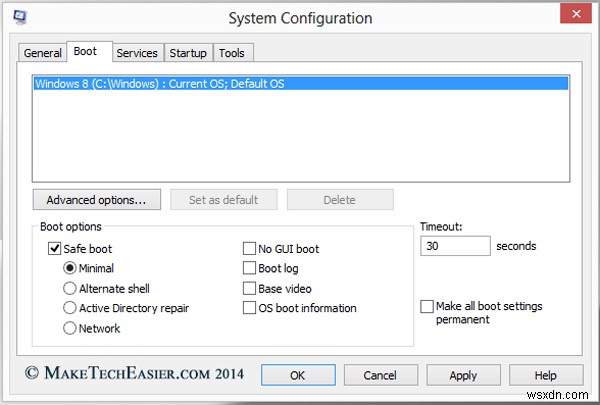 3 วิธีในการบูต Windows 8 ในเซฟโหมด