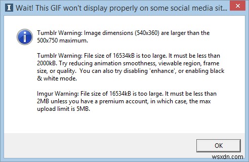 Instagiffer – ซอฟต์แวร์ฟรีสำหรับสร้าง .GIF ใน Windows