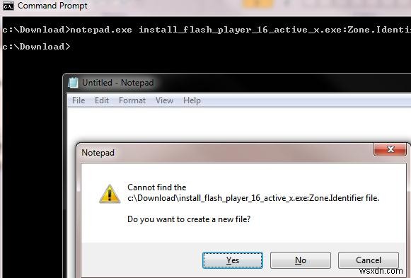 วิธีที่ Windows กำหนดว่าดาวน์โหลดไฟล์จากอินเทอร์เน็ตแล้ว