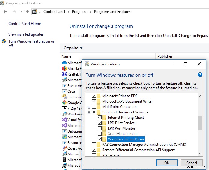 Khắc phục:Dịch vụ bộ đệm in cục bộ không chạy trong Windows 10