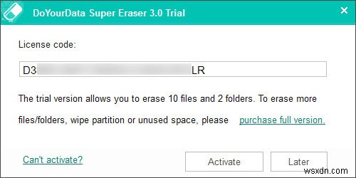 Super Eraser – วิธีที่ปลอดภัยในการลบข้อมูลของคุณ