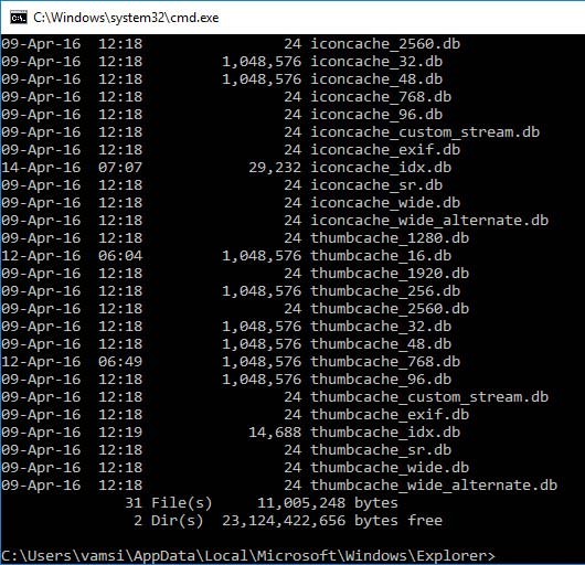 Cách tạo lại bộ nhớ cache biểu tượng bị hỏng trong Windows