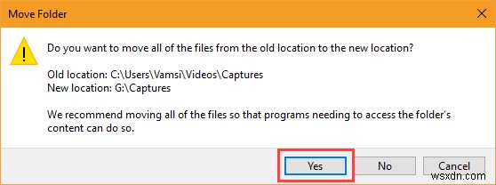 วิธีการเปลี่ยนโฟลเดอร์ DVR เกมเริ่มต้นใน Windows 10