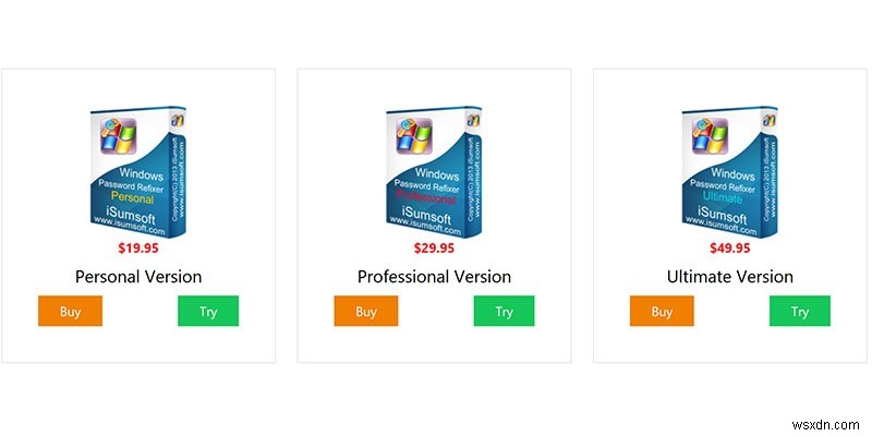 รหัสผ่าน Windows ที่หายไปไม่มีปัญหากับตัวแก้ไขรหัสผ่าน iSumsoft Windows