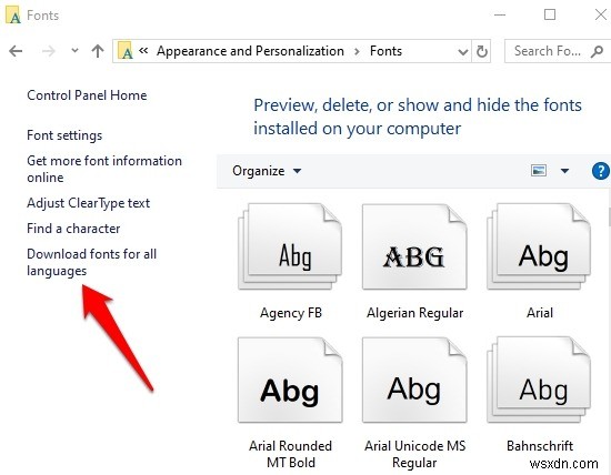 วิธีการติดตั้งและจัดการแบบอักษรใน Windows 10