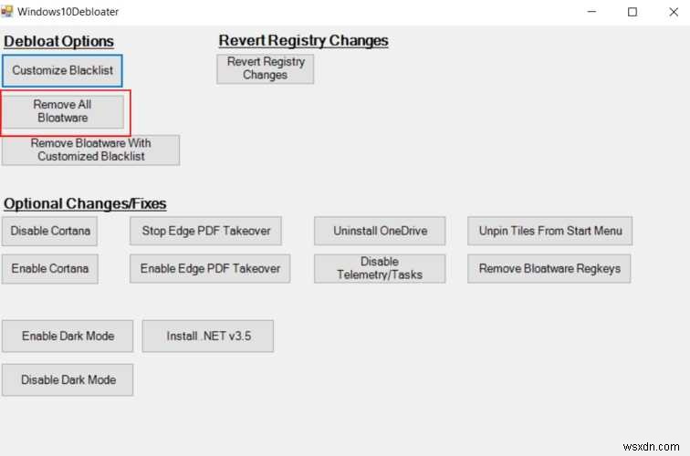 วิธีการลบ Bloatware ออกจาก Windows 10