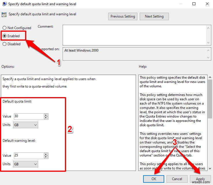 วิธีตั้งค่าโควต้าดิสก์สำหรับผู้ใช้ใน Windows 11