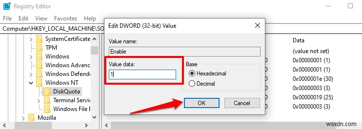 วิธีตั้งค่าโควต้าดิสก์สำหรับผู้ใช้ใน Windows 11