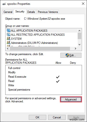 Khắc phục:Print Spooler tiếp tục dừng trên Windows 10