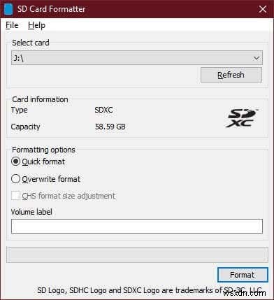 วิธีการฟอร์แมตการ์ด SD บน Windows 10