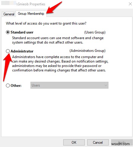 วิธีการเปลี่ยนผู้ดูแลระบบใน Windows 10