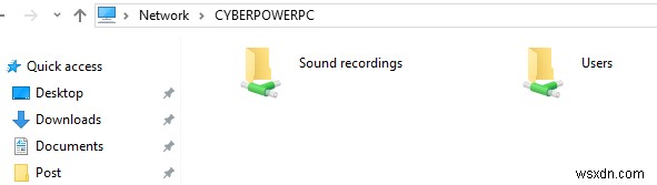 จะทราบได้อย่างไรว่ามีการแชร์โฟลเดอร์ใน Windows 10 
