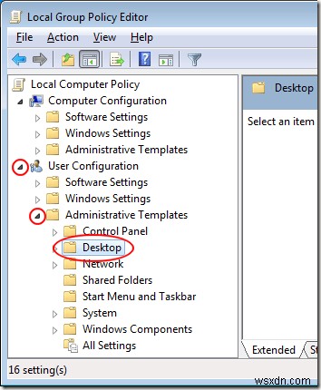 Xóa Trình hướng dẫn Dọn dẹp Màn hình khỏi Windows 7 