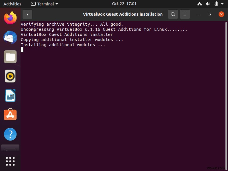 วิธีการติดตั้ง VirtualBox Guest Additions ใน Ubuntu