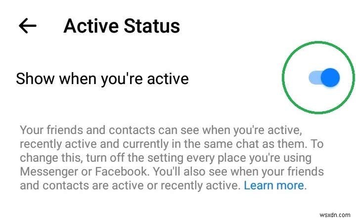 วิธีปิดสถานะใช้งานบน Facebook เพื่อให้ปรากฏออฟไลน์ 