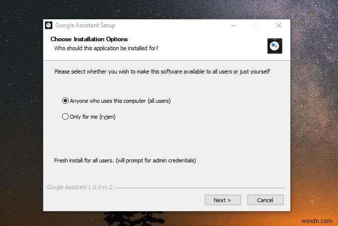 Windows 10 पर Google Assistant का उपयोग कैसे करें