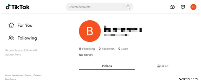 วิธีการลบบัญชี TikTok