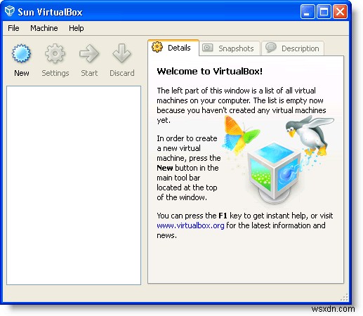 เรียกใช้ VirtualBox จากไดรฟ์ USB 