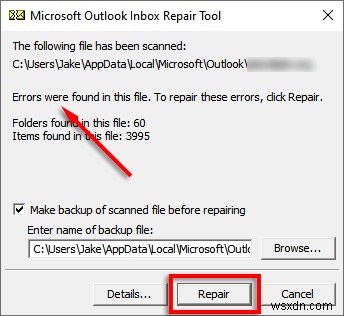 วิธีแก้ไขการค้นหา Outlook ไม่ทำงาน 