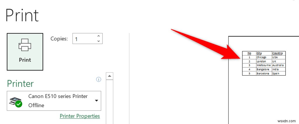 วิธีลบเส้นตารางใน Excel 