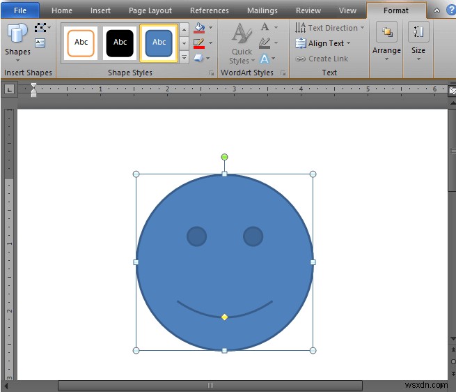 วิธีการวาดใน Microsoft Word 