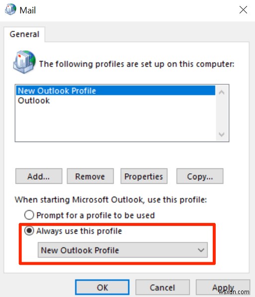 วิธีแก้ไข Outlook ค้างเมื่อโหลดโปรไฟล์ 