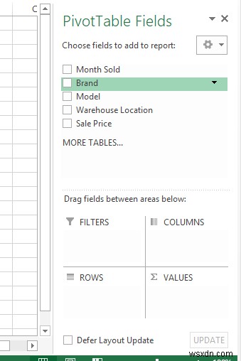 วิธีสร้าง Pivot Table แบบง่ายใน Excel 