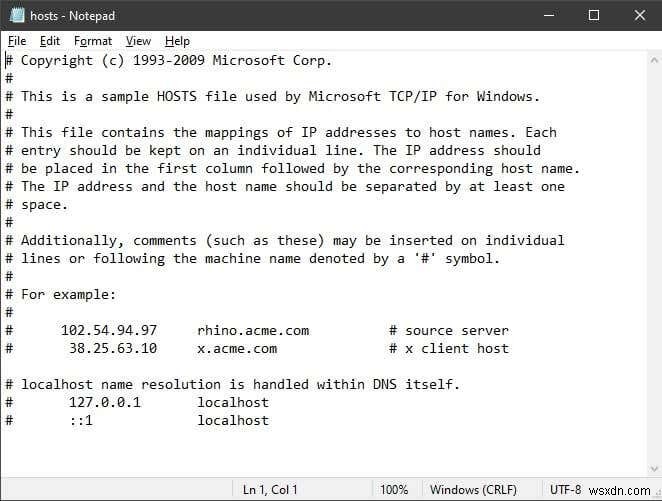 Cách thêm tra cứu DNS cục bộ vào tệp máy chủ lưu trữ 