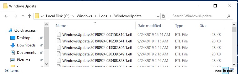 Làm thế nào để xem và phân tích cú pháp WindowsUpdate.log trên Windows 10 / Windows Server 2016? 