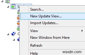 Sao chép các bản cập nhật được chấp thuận giữa các nhóm mục tiêu WSUS 
