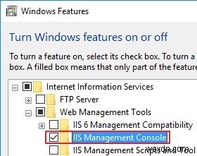 การจัดการ IIS ระยะไกลใน Windows Server 2016/2012 R2 