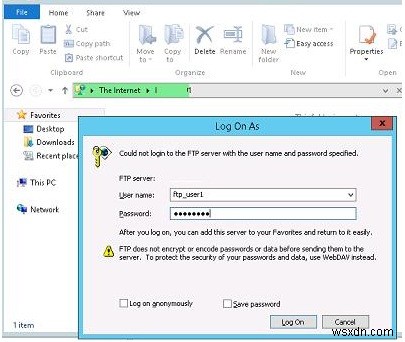 การกำหนดค่าเซิร์ฟเวอร์ FTP ด้วยการแยกผู้ใช้บน Windows Server 2016 / 2012 R2 