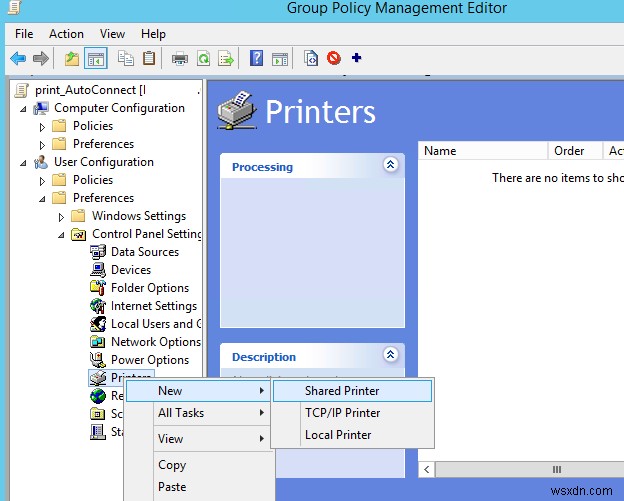Làm thế nào để triển khai máy in cho người dùng / nhóm / máy tính với GPO? 